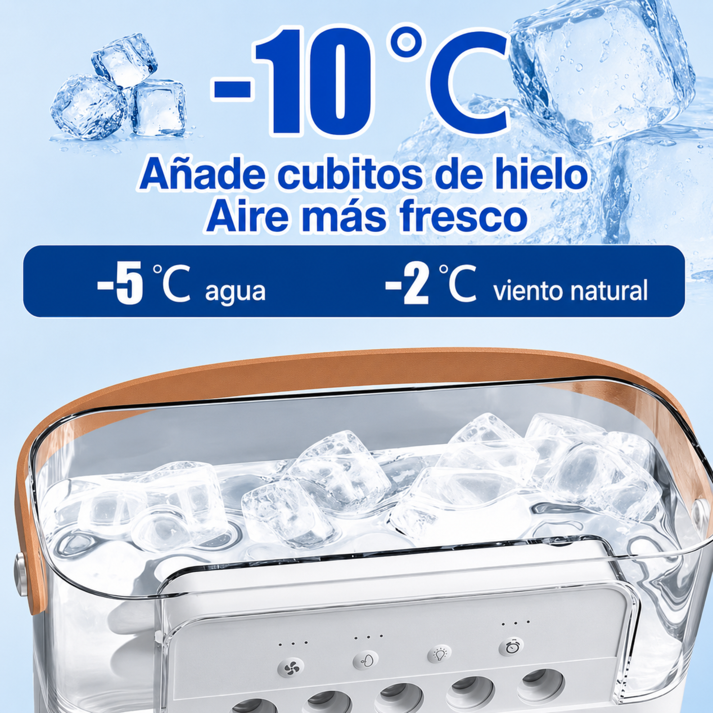 Ventilador Portátil de Aire Fresco