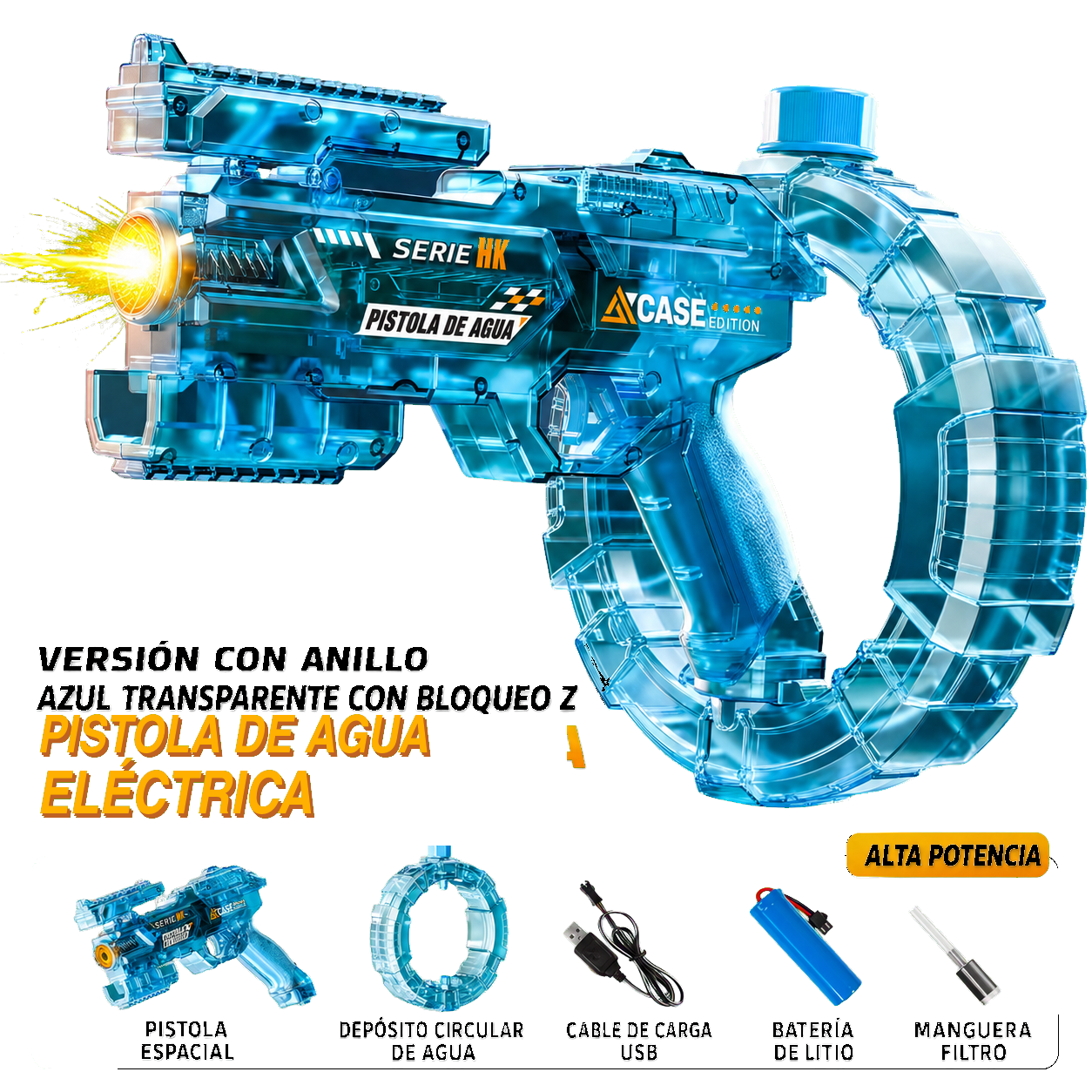 Pistola de Agua Electrica